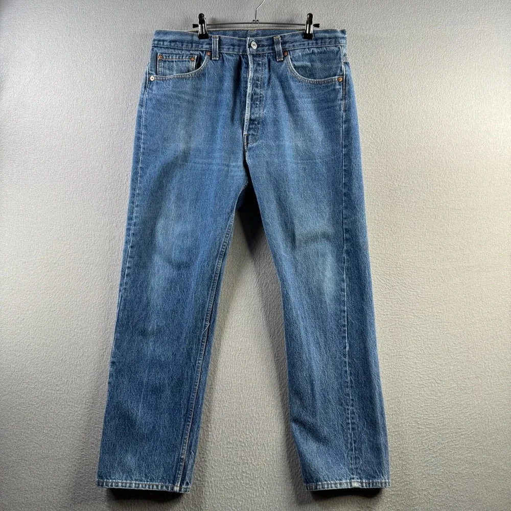 Vintage Levis Jeans Mens 38x33 (Fits 35x30) 501 XX Shrink to Fit Made in USA